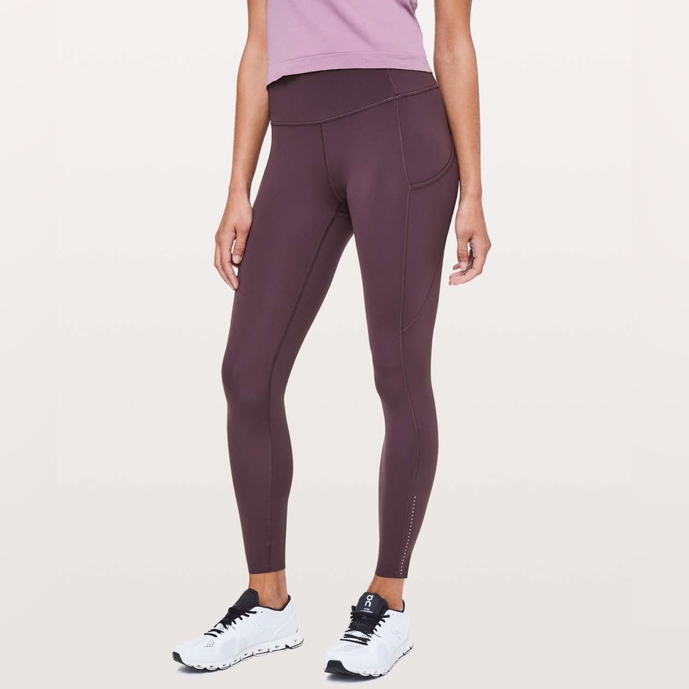 LULULEMON Fast & Free 7/8 Tight II Nulux 25" Size 2